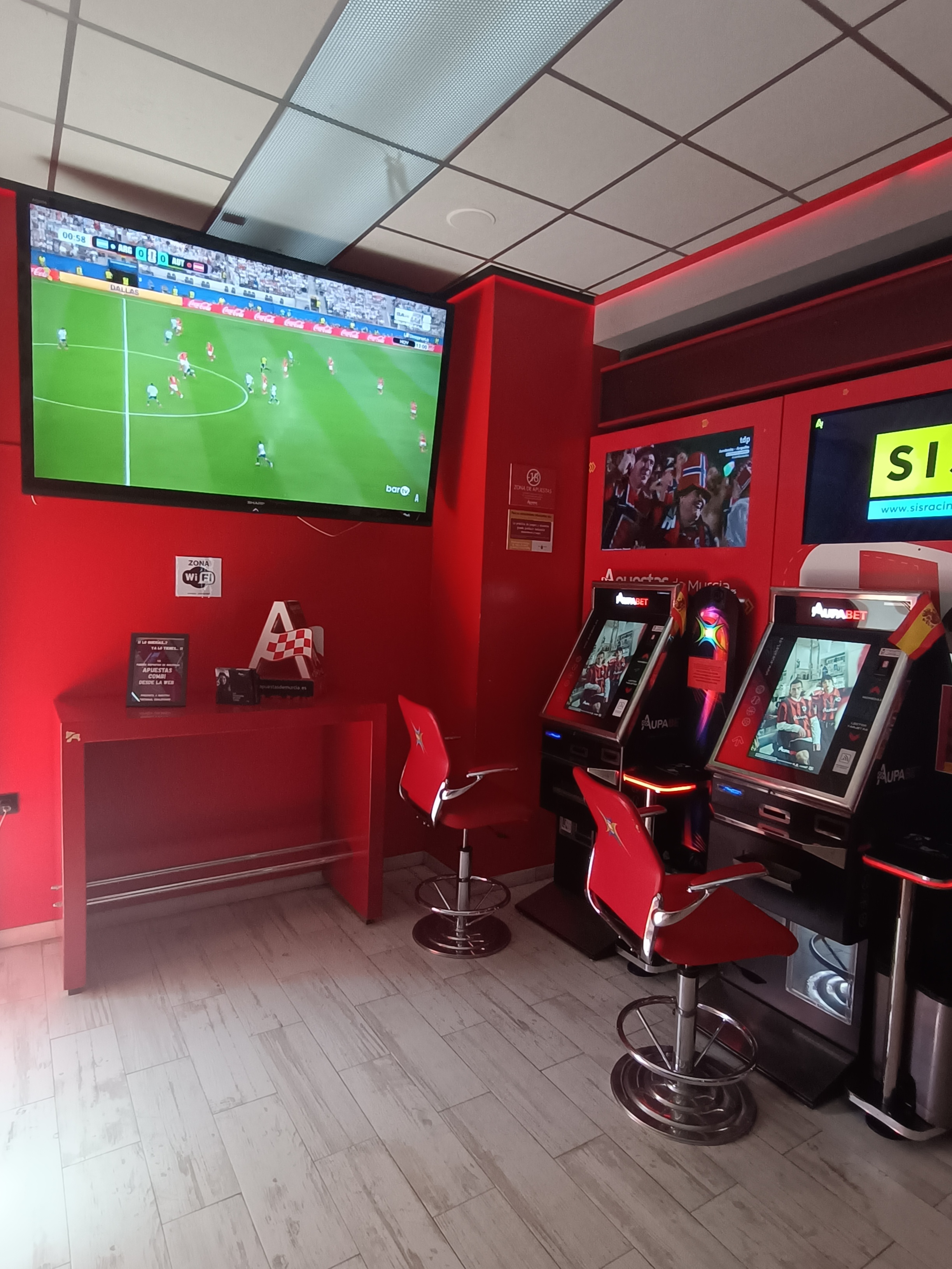 Apuestas deportivas presenciales en Las Molinetas